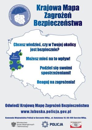 kontur mapy Polski